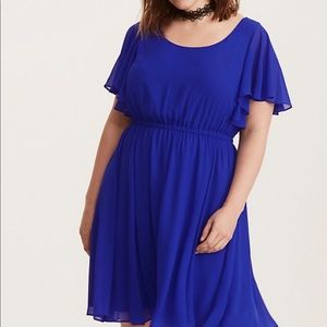 Cobalt blue dress TORRID